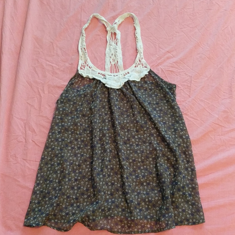 Cute flowered tank top, Forever21